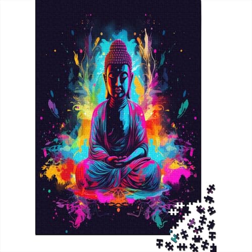 Buddha Statue 1000 Teile Puzzle Für Erwachsene, Hochwertige Recycelbare MateriAußerirdische Und Druck Puzzlespiel, Familienspiel, Geschenk Für Liebhaber Oder Freunde Puzzel 1000pcs (75x50cm) von CJURAMTON