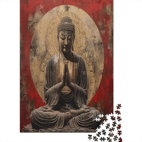 Buddha Statue Puzzlespiel 1000 Teile Jigsaw Puzzle 1000 Puzzle FüR Erwachsene Kinder Senioren Erwachsenen Puzzlespiel Puzzel 1000pcs (75x50cm) von CJURAMTON