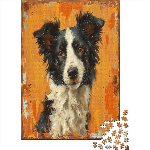 Deutscher Schäferhund Hund 1000 Stück Puzzles Für Erwachsene Teenager Stress Abbauen Familien-Puzzlespiel 1000-teiliges Puzzle Kinder Lernspiel Spielzeug Geschenk Puzzel 1000pcs (75x50cm) von CJURAMTON