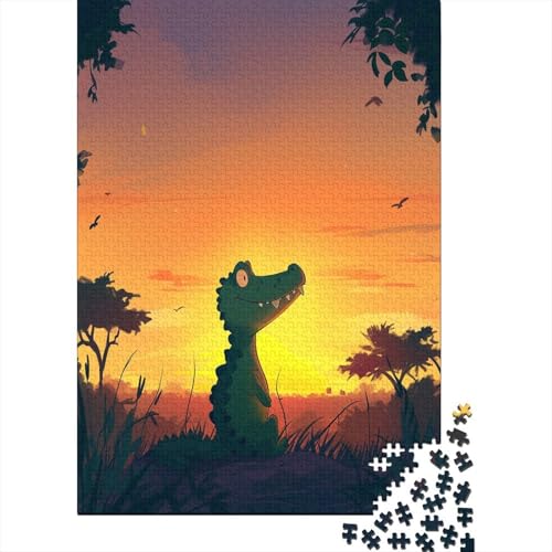 Dinosaurier Puzzle 1000 Teile Puzzle Erwachsene Schwieriges Schwer Puzzle Für Erwachsene Und Kinder Ab 14 Jahren Puzzel 1000pcs (75x50cm) von CJURAMTON