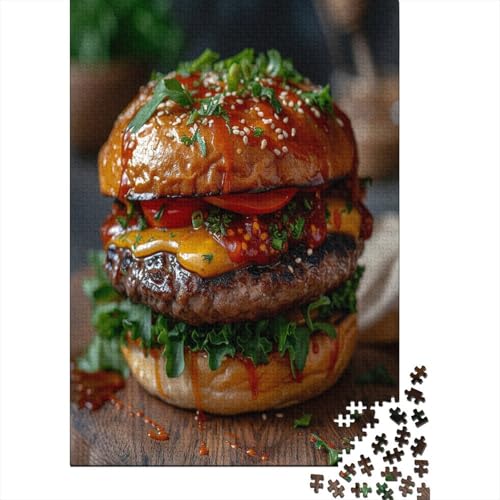 Hamburger Puzzle 1000 Teile Puzzle Für Erwachsene Und Kinder Ab 14 Jahren Puzzel 1000pcs (75x50cm) von CJURAMTON