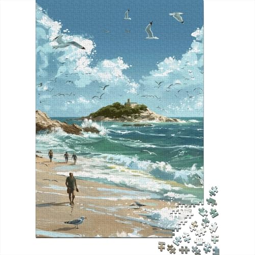 Möwe Puzzlespiel 1000 Teile Erwachsene -Puzzle 1000 Stück Spiel Puzzles Für Erwachsene Kinder Puzzle Erwachsenen Puzzlespiel Puzzel 1000pcs (75x50cm) von CJURAMTON