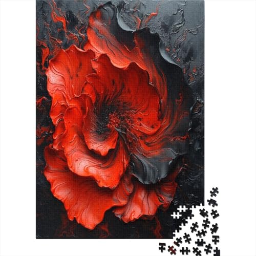 Rose Puzzle 1000 Teile Erwachsener Kniffel Spaß Für Die Ganze Familie - Abwechslungsreiche 1000 Puzzleteilige Motive Puzzle Erwachsene, Puzzel 1000pcs (75x50cm) von CJURAMTON