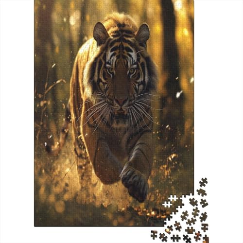 Tiger Puzzle 1000 Teile,Puzzlespiel Für Erwachsene,Impossible Puzzle,Puzzle GesKükenlichkeitsspiel Für Die Ganze Familie, Geschenke Für Männer/Frauen Erwachsenen Puzzel 1000pcs (75x50cm) von CJURAMTON