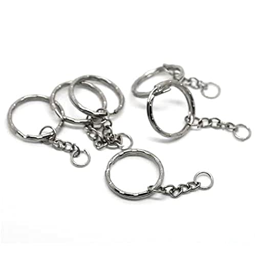CKB Ltd 30x Blank Keyrings Key Ring Kunst Chain Rings Großhandel Craft CKB-19405 von CKB