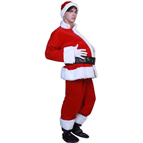 CKPLAS Herren Santa Fat Belly Polsterung Zubehör Weihnachten Fat Suit Kostüm von CKPLAS