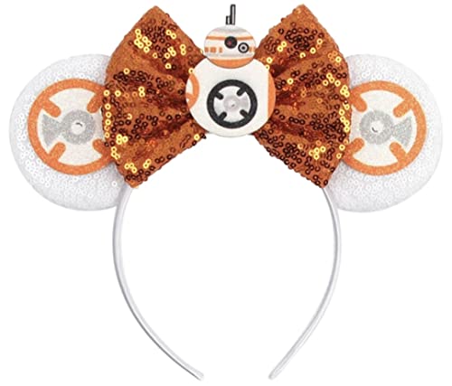 CLGIFT Star Wars Ohren, schwarze Mausohren, Darth Vader, Mickey Ears (BB-8), Bb-8 von CLGIFT