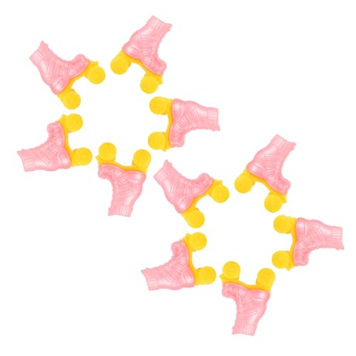 CLISPEED 10 Paare Mini Rollschuhe für Puppen Rad Rollschuhe Niedliche Puppenhaus Zubehör Detailreiche Miniatur DIY Puppen Dekoration Lebendige Puppenschuhe CLISPEED 10 Paare Mini Rollschuhe für Puppen Rad Rollschuhe Niedliche Puppenhaus Zubehör Detailreiche Miniatur DIY Puppen Dekoration Lebendige Puppenschuhe von CLISPEED