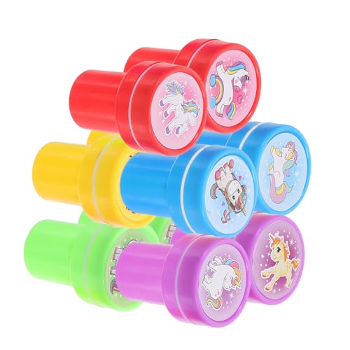 CLISPEED 10 Stück Teiliges Einhorn Stempelset aus Robustem Niedliche Cartoon Motive als Kindergeburtstags Mitgebsel für DIY Tagebücher Partygeschenke und Klassenzimmer Belohnungen CLISPEED 10 Stück Teiliges Einhorn Stempelset aus Robustem Niedliche Cartoon Motive als Kindergeburtstags Mitgebsel für DIY Tagebücher Partygeschenke und Klassenzimmer Belohnungen von CLISPEED