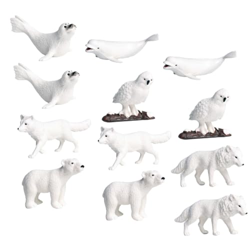 CLISPEED 12 Stück Teiliges Arktische Tiere Figuren aus Langlebigem Kunststoff Realistische Miniatur Bären und Wölfe Bunte Kinderspielzeuge und Dekoration für Lernspiele und Partydeko CLISPEED 12 Stück Teiliges Arktische Tiere Figuren aus Langlebigem Kunststoff Realistische Miniatur Bären und Wölfe Bunte Kinderspielzeuge und Dekoration für Lernspiele und Partydeko von CLISPEED