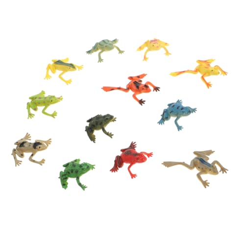 CLISPEED 12 Stück Teiliges Frosch Modellspielzeug aus Robustem Kunststoff Realistische Krötenfiguren für Pädagogisch als Dekoration von Aquarium Garten und Teich CLISPEED 12 Stück Teiliges Frosch Modellspielzeug aus Robustem Kunststoff Realistische Krötenfiguren für Pädagogisch als Dekoration von Aquarium Garten und Teich von CLISPEED