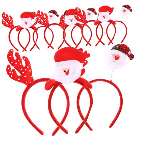 CLISPEED 12 Stück Teiliges Weihnachts Haarreif Rentier Schneemann Santa Haarband Karneval Kostüm Kopfschmuck für Erwachsene Festliche Party Foto Requisite CLISPEED 12 Stück Teiliges Weihnachts Haarreif Rentier Schneemann Santa Haarband Karneval Kostüm Kopfschmuck für Erwachsene Festliche Party Foto Requisite von CLISPEED