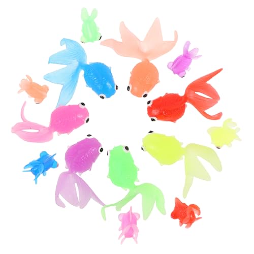 CLISPEED 14 Stück Teiliges Realistische Schwimmende Goldfisch spielzeuge aus Transparentem Kunststoff Detailgetreue Mini Modelle für Badewanne Aquarium und Party Dekoration Interaktives CLISPEED 14 Stück Teiliges Realistische Schwimmende Goldfisch spielzeuge aus Transparentem Kunststoff Detailgetreue Mini Modelle für Badewanne Aquarium und Party Dekoration Interaktives von CLISPEED