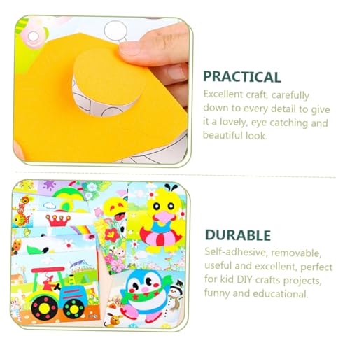 CLISPEED 15 Stück Teiliges Eva Sticker für Selbstklebend Abnehmbar Kreative Bastelaufkleber für DIY Kunstprojekte Pädagogisch Langlebig Lebendige Muster Sichere Materialien CLISPEED 15 Stück Teiliges Eva Sticker für Selbstklebend Abnehmbar Kreative Bastelaufkleber für DIY Kunstprojekte Pädagogisch Langlebig Lebendige Muster Sichere Materialien von CLISPEED