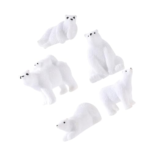 CLISPEED 15 Stück Teiliges Set Kleine Polar Bären Figuren Realistische Arktische Tier Miniaturen Detailgetreue Eisbär Deko und Lernspielzeug für Mikrolandschaft Dekoration CLISPEED 15 Stück Teiliges Set Kleine Polar Bären Figuren Realistische Arktische Tier Miniaturen Detailgetreue Eisbär Deko und Lernspielzeug für Mikrolandschaft Dekoration von CLISPEED