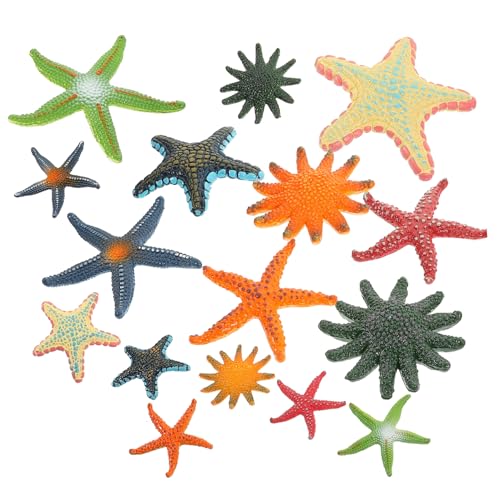 CLISPEED 16 Stück Teiliges Realistische Meerestiere Große und Kleine Weiche Sea Star Figuren aus Dekoratives Pool Wasserspielzeug für Kinderzimmer und Aquariumdekoration CLISPEED 16 Stück Teiliges Realistische Meerestiere Große und Kleine Weiche Sea Star Figuren aus Dekoratives Pool Wasserspielzeug für Kinderzimmer und Aquariumdekoration von CLISPEED