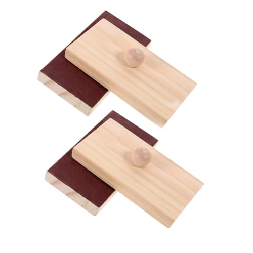 CLISPEED 2 Paare Holzwalzen Rhythmus-sandblock Percussion Instrumente Handliches Soundboard Musikinstrument für Vorschule Montessori Musikspielzeug für Jungen und Mädchen CLISPEED 2 Paare Holzwalzen Rhythmus-sandblock Percussion Instrumente Handliches Soundboard Musikinstrument für Vorschule Montessori Musikspielzeug für Jungen und Mädchen von CLISPEED