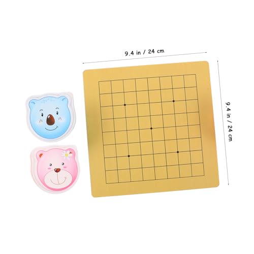 CLISPEED 2 Sätze Go Spiel mit Doppelseitigem Holzbrett und Plastiksteinen Tragbares Leichtes Weiqi Schachspiel mit Niedlichen für Familie Gehirnentwicklung und Interaktiven Spielspaß CLISPEED 2 Sätze Go Spiel mit Doppelseitigem Holzbrett und Plastiksteinen Tragbares Leichtes Weiqi Schachspiel mit Niedlichen für Familie Gehirnentwicklung und Interaktiven Spielspaß von CLISPEED