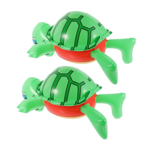 CLISPEED 2 Stück Aufblasbare PVC Wasserschildkröten Partydeko und Lebensechte Schwimmtiere für Pool Badewanne Leicht Aufblasbar und Transportabel Bunte und Erwachsenendeko CLISPEED 2 Stück Aufblasbare PVC Wasserschildkröten Partydeko und Lebensechte Schwimmtiere für Pool Badewanne Leicht Aufblasbar und Transportabel Bunte und Erwachsenendeko von CLISPEED