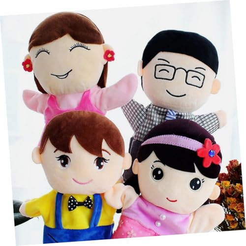 CLISPEED 2 Stück Familien Handpuppen Teilig Weiche Handspielpuppen und Papa für Interaktives Rollenspiel Pädagogisch Sicher und Komfortabel CLISPEED 2 Stück Familien Handpuppen Teilig Weiche Handspielpuppen und Papa für Interaktives Rollenspiel Pädagogisch Sicher und Komfortabel von CLISPEED