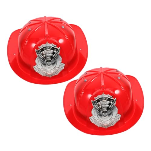 CLISPEED 2 Stück Feuerwehrhelm aus Robustem Kunststoff Sicher und Komfortabel für Feuerwehr Kostüm Rollenspiele und Partys Leuchtend Roter Feuerwehrmann Hut für Jungen und Mädchen CLISPEED 2 Stück Feuerwehrhelm aus Robustem Kunststoff Sicher und Komfortabel für Feuerwehr Kostüm Rollenspiele und Partys Leuchtend Roter Feuerwehrmann Hut für Jungen und Mädchen von CLISPEED