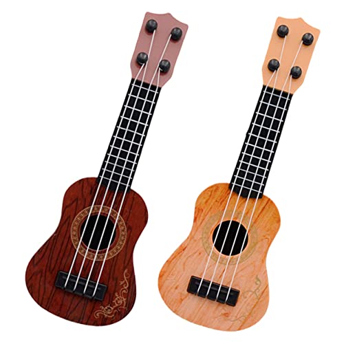 CLISPEED 2 Stück Kinderspielzeug Ukulele Farbenfrohes Mini Saiten Instrument aus Sicherem Kunststoff Frühe Musikalische Bildung für Kreatives Lernspielzeug zur Musikalischer Interessen CLISPEED 2 Stück Kinderspielzeug Ukulele Farbenfrohes Mini Saiten Instrument aus Sicherem Kunststoff Frühe Musikalische Bildung für Kreatives Lernspielzeug zur Musikalischer Interessen von CLISPEED