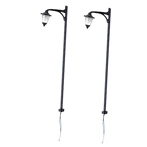 CLISPEED 2 Stück Maßstab Modell Laterne LED Warmweiß Langlebig Wetterfest für Sandtisch Landschaftsdekoration DIY Modellbau Gartenhaus Zubehör CLISPEED 2 Stück Maßstab Modell Laterne LED Warmweiß Langlebig Wetterfest für Sandtisch Landschaftsdekoration DIY Modellbau Gartenhaus Zubehör von CLISPEED