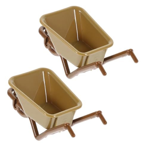 CLISPEED 2 Stück Miniatur Schubkarre Modell aus Langlebigem Realistische Gartenwagen Deko für Miniaturgärten DIY Bastelprojekt Detailreiche Mini Gartendekoration Zufällige Zufällige Farbe CLISPEED 2 Stück Miniatur Schubkarre Modell aus Langlebigem Realistische Gartenwagen Deko für Miniaturgärten DIY Bastelprojekt Detailreiche Mini Gartendekoration Zufällige Zufällige Farbe von CLISPEED