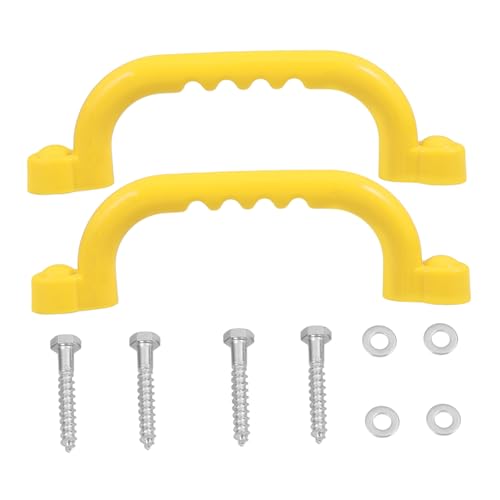 CLISPEED 2 Stück Sicherheitsgriffe Kunststoff Kinderspielplatz Haltegriffe rutschfest Robust für Klettergerüst Schaukel und Spielhaus Wetterfest Einfache Montage für Drinnen und Draußen CLISPEED 2 Stück Sicherheitsgriffe Kunststoff Kinderspielplatz Haltegriffe rutschfest Robust für Klettergerüst Schaukel und Spielhaus Wetterfest Einfache Montage für Drinnen und Draußen von CLISPEED