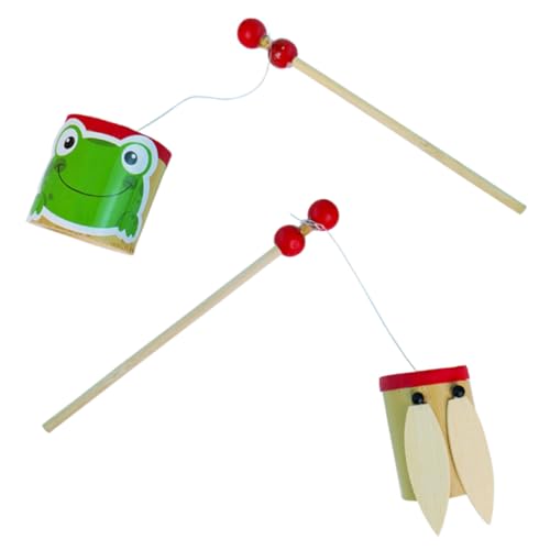 CLISPEED 2 Stück Teiliges Bambus Klangspielzeug für Pädagogisches Lernspielzeug mit Frosch und Zikaden Sound Sicherer Griff Outdoor für Kindergarten und Frühe Bildung CLISPEED 2 Stück Teiliges Bambus Klangspielzeug für Pädagogisches Lernspielzeug mit Frosch und Zikaden Sound Sicherer Griff Outdoor für Kindergarten und Frühe Bildung von CLISPEED