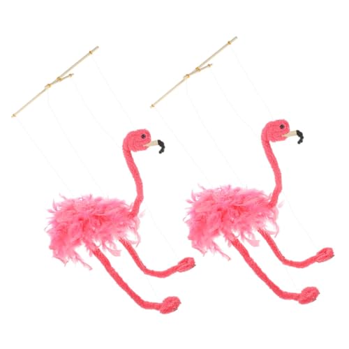 CLISPEED 2 Stück Teiliges Flamingo Marionetten Plüschspielzeug Interaktive Handpuppen mit Glatter Verarbeitung Robust und Wiederverwendbar für Kindertheater und Kreative Aufführungen CLISPEED 2 Stück Teiliges Flamingo Marionetten Plüschspielzeug Interaktive Handpuppen mit Glatter Verarbeitung Robust und Wiederverwendbar für Kindertheater und Kreative Aufführungen von CLISPEED