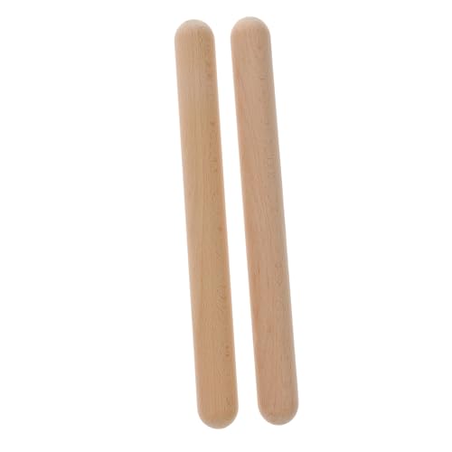 CLISPEED 2 Stück Teiliges Holz Rhythmus Sticks Sichere Runde Enden Pädagogisches Musikspielzeug zur Frühen Musikalischen für Gruppenaktivitäten und Rhythmusübungen im Kindergarten CLISPEED 2 Stück Teiliges Holz Rhythmus Sticks Sichere Runde Enden Pädagogisches Musikspielzeug zur Frühen Musikalischen für Gruppenaktivitäten und Rhythmusübungen im Kindergarten von CLISPEED