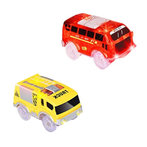 CLISPEED 2 Stück Teiliges LED Nachtlicht Elektro Spielzeugautos für Leuchtendes Kunststoffmodell in Rot und Gelb Robust Handlich Fördert Fantasie und Motorische Fähigkeiten CLISPEED 2 Stück Teiliges LED Nachtlicht Elektro Spielzeugautos für Leuchtendes Kunststoffmodell in Rot und Gelb Robust Handlich Fördert Fantasie und Motorische Fähigkeiten von CLISPEED