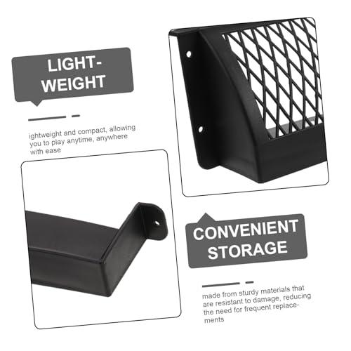 CLISPEED 2 Stück Teiliges Tischfußball Tor Netz Ersatzset mit Kunststoff Mesh Ballhalter Robustes Kickerzubehör für Familien Indoor Spiel Party Schwarz Sichere Ballaufbewahrung CLISPEED 2 Stück Teiliges Tischfußball Tor Netz Ersatzset mit Kunststoff Mesh Ballhalter Robustes Kickerzubehör für Familien Indoor Spiel Party Schwarz Sichere Ballaufbewahrung von CLISPEED