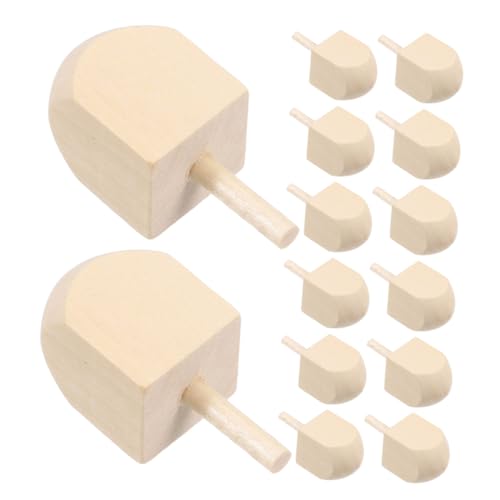 CLISPEED 20 Stück Hanukkah Holz Dreidel Unbemalt Naturbelassenes Holz Dreidel zum Drehen DIY Bastelset für Erwachsene Traditionelles Chanukka Fest Dekoration CLISPEED 20 Stück Hanukkah Holz Dreidel Unbemalt Naturbelassenes Holz Dreidel zum Drehen DIY Bastelset für Erwachsene Traditionelles Chanukka Fest Dekoration von CLISPEED