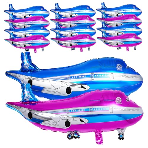 CLISPEED 20 Stück Teiliges Aluminiumfolie Flugzeugballon Leichte Einfach Aufzublasende Partydekoration für Geburtstage Luftfahrtmotive Vielseitig Einsetzbar als Fotohintergrund und CLISPEED 20 Stück Teiliges Aluminiumfolie Flugzeugballon Leichte Einfach Aufzublasende Partydekoration für Geburtstage Luftfahrtmotive Vielseitig Einsetzbar als Fotohintergrund und von CLISPEED
