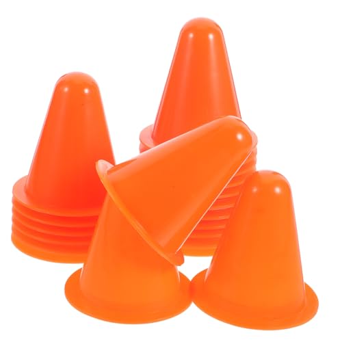 CLISPEED 20 Stück Teiliges Kleine Trainingshütchen aus Kunststoff Leichte Bunte Rollschuh Hindernisse für Agility Übungen Stapelbare Markierungskegel für Fußball Skating und CLISPEED 20 Stück Teiliges Kleine Trainingshütchen aus Kunststoff Leichte Bunte Rollschuh Hindernisse für Agility Übungen Stapelbare Markierungskegel für Fußball Skating und von CLISPEED