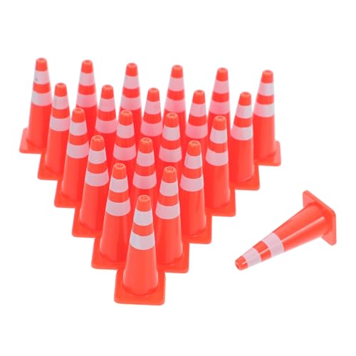 CLISPEED 20 Stück Teiliges Mini Verkehrshütchen Set aus Kunststoff Realistische Straßen und Bahnsperren Pädagogisches für Fördert Motorik und Verkehrskenntnisse für Baustellen und CLISPEED 20 Stück Teiliges Mini Verkehrshütchen Set aus Kunststoff Realistische Straßen und Bahnsperren Pädagogisches für Fördert Motorik und Verkehrskenntnisse für Baustellen und von CLISPEED