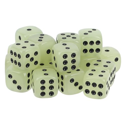 CLISPEED 20 Stück Teiliges Resin Nachtleuchtende Würfel Würfel zur Stressreduktion Wiederverwendbar Leicht Tragbar für Party Spiele und Gesellschaftsspiele CLISPEED 20 Stück Teiliges Resin Nachtleuchtende Würfel Würfel zur Stressreduktion Wiederverwendbar Leicht Tragbar für Party Spiele und Gesellschaftsspiele von CLISPEED