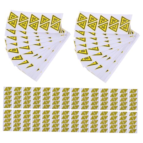 CLISPEED 200 Stück Selbstklebende Maschinensicherheits Aufkleber Warnhinweise Handverletzung Schutz Etiketten Sichtbare Gefahrenschilder für Arbeitsplatzsicherheit Industrieanlagen CLISPEED 200 Stück Selbstklebende Maschinensicherheits Aufkleber Warnhinweise Handverletzung Schutz Etiketten Sichtbare Gefahrenschilder für Arbeitsplatzsicherheit Industrieanlagen von CLISPEED