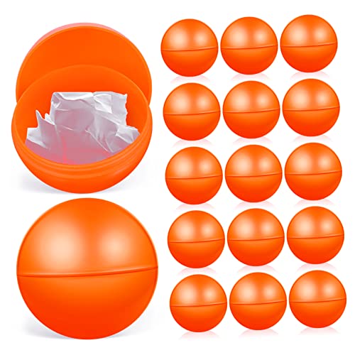 CLISPEED 25 Lotteriekugeln Orange Hohle Kunststoffbälle zum Öffnen und Befüllen Wiederverwendbare Raffle Balls für Auslosung Party und Spiele CLISPEED 25 Lotteriekugeln Orange Hohle Kunststoffbälle zum Öffnen und Befüllen Wiederverwendbare Raffle Balls für Auslosung Party und Spiele von CLISPEED