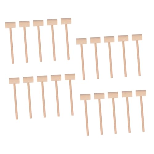 CLISPEED 25 Stück Teiliges Mini Holzhammer für Natürliche Ergonomische Holzklöppel für Lernspiele Bastelprojekte und Partyaktivitäten Hand Auge Koordination CLISPEED 25 Stück Teiliges Mini Holzhammer für Natürliche Ergonomische Holzklöppel für Lernspiele Bastelprojekte und Partyaktivitäten Hand Auge Koordination von CLISPEED