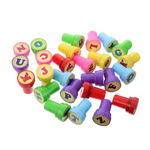 CLISPEED 26 Stück Teiliges Buchstaben Stempelset Selbstfärbend Runde Buchstabenstempel Kreatives für Mädchen Jungen Klassenzimmer Belohnungen Partygeschenke Zufällige Farbe Zufällige Farbe CLISPEED 26 Stück Teiliges Buchstaben Stempelset Selbstfärbend Runde Buchstabenstempel Kreatives für Mädchen Jungen Klassenzimmer Belohnungen Partygeschenke Zufällige Farbe Zufällige Farbe von CLISPEED