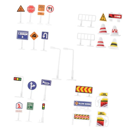 CLISPEED 28 Stück Teiliges Verkehrszeichen Modellset Realistische Straßen und Ampelschilder Glatte Oberfläche Farbenfrohe Verkehrsbarrieren Pädagogisches zur Verkehrssicherheit für CLISPEED 28 Stück Teiliges Verkehrszeichen Modellset Realistische Straßen und Ampelschilder Glatte Oberfläche Farbenfrohe Verkehrsbarrieren Pädagogisches zur Verkehrssicherheit für von CLISPEED