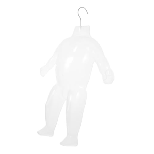 CLISPEED 2St Kleiderbügel Kleidungsständer Kinder Kleidung Display -Mannequin-Set Kleidung Präsentation hängende Schaufensterpuppe Schaufensterpuppen Körper Plastik Transparent von CLISPEED