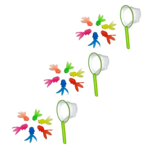 CLISPEED 3 Sätze Badespielzeug Goldfisch Wasserspielzeug aus Weichem Ungiftigem Material Bunte Badefische für Farbenerkennung und Fantasie als und Lernspielzeug für Zufällige Farbe CLISPEED 3 Sätze Badespielzeug Goldfisch Wasserspielzeug aus Weichem Ungiftigem Material Bunte Badefische für Farbenerkennung und Fantasie als und Lernspielzeug für Zufällige Farbe von CLISPEED