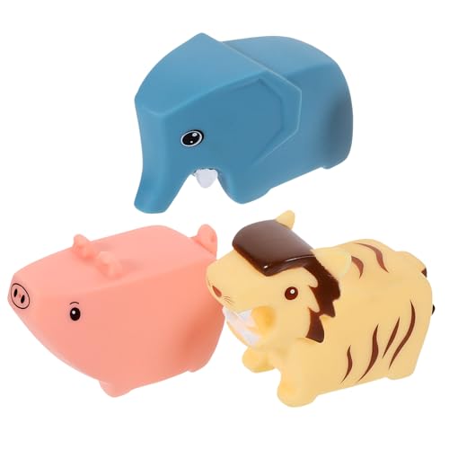 CLISPEED 3 Stück Teiliges Babyspritzspielzeug mit Niedlichen Landtieren Wasserstrahlendes Badespielzeug für Kleinkinder Leicht für Badewanne Pool und Interaktiven Badespaß CLISPEED 3 Stück Teiliges Babyspritzspielzeug mit Niedlichen Landtieren Wasserstrahlendes Badespielzeug für Kleinkinder Leicht für Badewanne Pool und Interaktiven Badespaß von CLISPEED