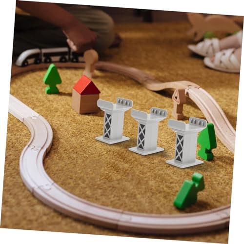 CLISPEED 3 Stück Teiliges Zugbrücken aus Robustem Kunststoff Dekoratives Brückenmodell für Holzeisenbahn Zubehör Fördert Kreatives Bauen und Passt zu Spielbahnen CLISPEED 3 Stück Teiliges Zugbrücken aus Robustem Kunststoff Dekoratives Brückenmodell für Holzeisenbahn Zubehör Fördert Kreatives Bauen und Passt zu Spielbahnen von CLISPEED