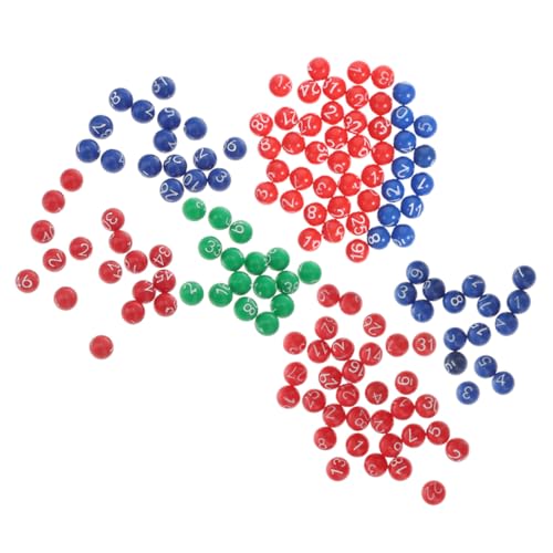 CLISPEED 3er Packungen Nummerierte Lotteriekugeln aus Kunststoff Kleine Bunte Spielbälle für Tombola Bingo und Partyaktivitäten Robuste Raffle Bälle mit Klarer Zahlenprägung für CLISPEED 3er Packungen Nummerierte Lotteriekugeln aus Kunststoff Kleine Bunte Spielbälle für Tombola Bingo und Partyaktivitäten Robuste Raffle Bälle mit Klarer Zahlenprägung für von CLISPEED