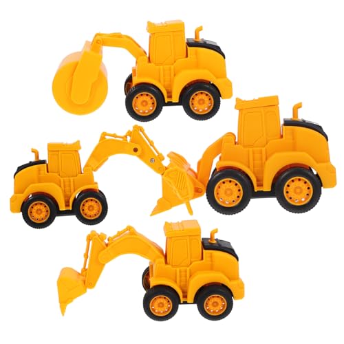 CLISPEED 4 Stück Teiliges Baufahrzeug Spielset mit Realistischem Bagger und Kompaktem Lader für Kleine Hände Fördert Feinmotorik und Koordination Robustes Material für Outdoor Spielspaß CLISPEED 4 Stück Teiliges Baufahrzeug Spielset mit Realistischem Bagger und Kompaktem Lader für Kleine Hände Fördert Feinmotorik und Koordination Robustes Material für Outdoor Spielspaß von CLISPEED